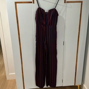 Lush Pinstripe Romper.